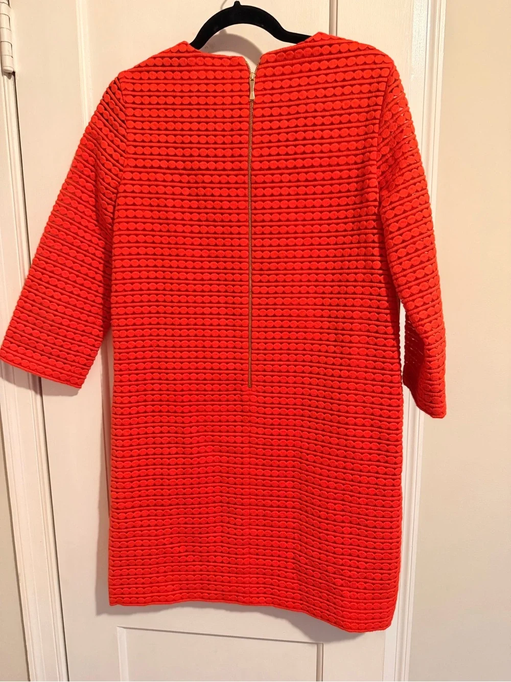 kate spade Bright Red Textured Shift Dress